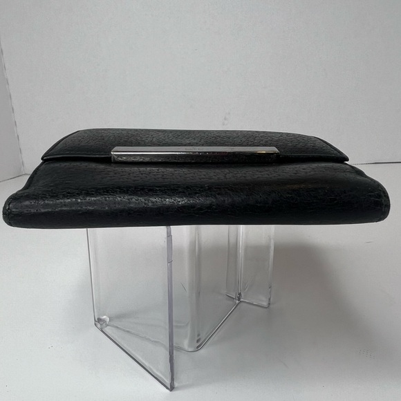 🖤Gucci Unisex Black Leather Compact Trifold Wallet | PRELOVED!!🖤✔️ - Picture 4 of 14